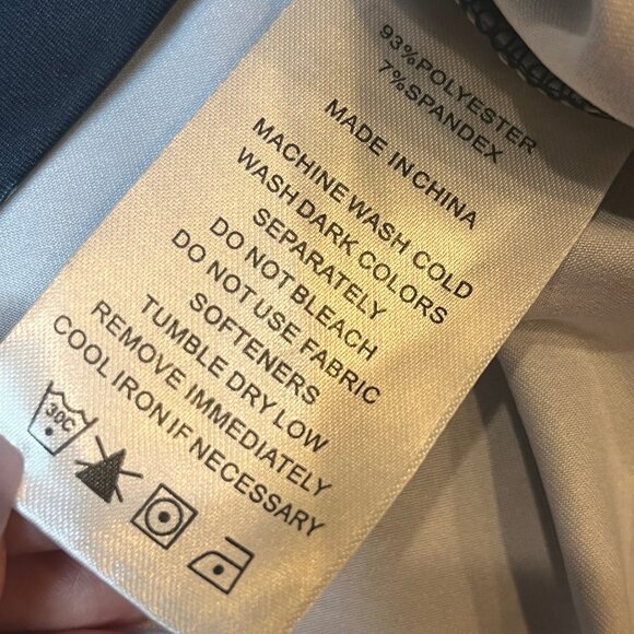 Deolax Navy All Over Drinks Print Polo Shirt Men's M Golf Flex Grapic Polo - Picture 8 of 10